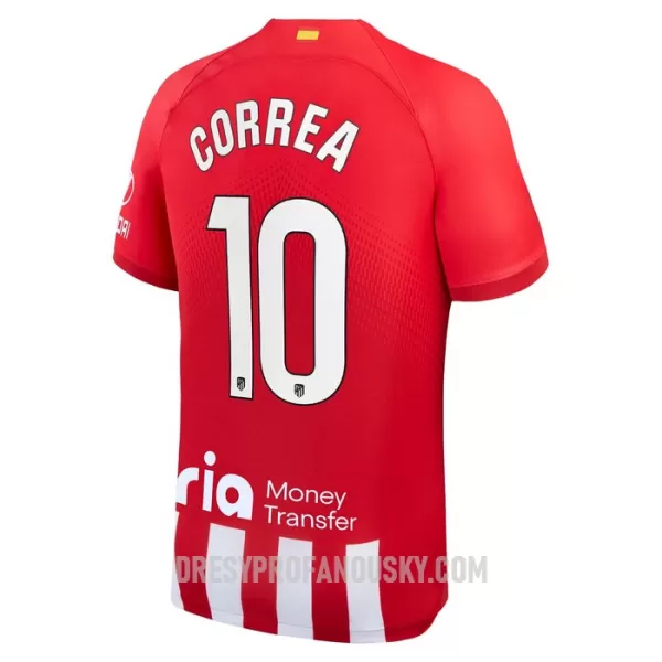 Levné Mužský Fotbalový Dres Atlético Madrid Correa 10 Domácí 2023-24