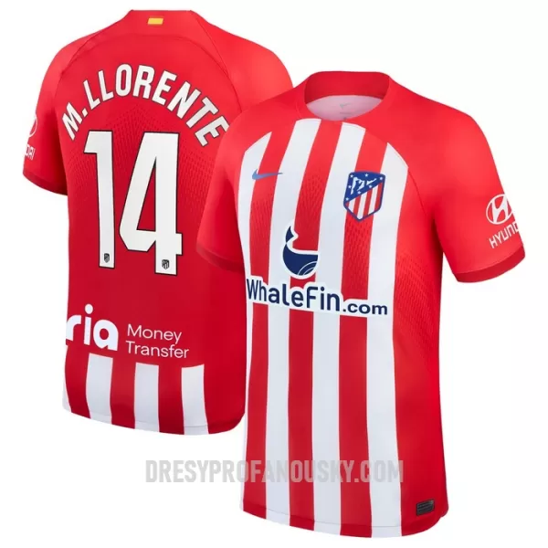 Levné Mužský Fotbalový Dres Atlético Madrid M. Llorente 14 Domácí 2023-24