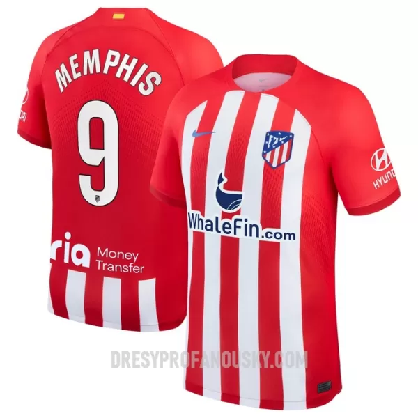 Levné Mužský Fotbalový Dres Atlético Madrid Memphis 9 Domácí 2023-24