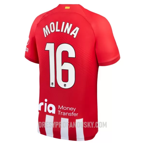 Levné Mužský Fotbalový Dres Atlético Madrid Molina 16 Domácí 2023-24