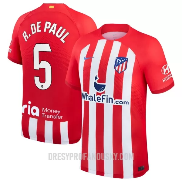 Levné Mužský Fotbalový Dres Atlético Madrid R. De Paul 5 Domácí 2023-24