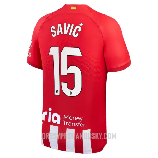 Levné Mužský Fotbalový Dres Atlético Madrid Savic 15 Domácí 2023-24