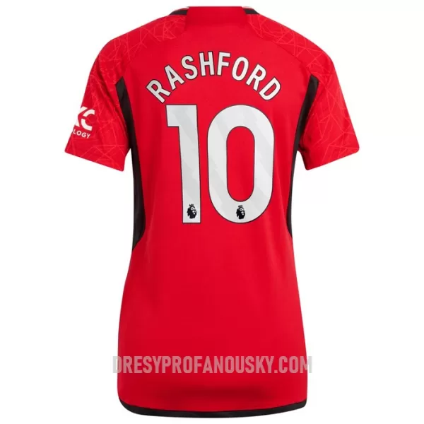 Levné Dámský Fotbalový Dres Manchester United Rashford 10 Domácí 2023-24