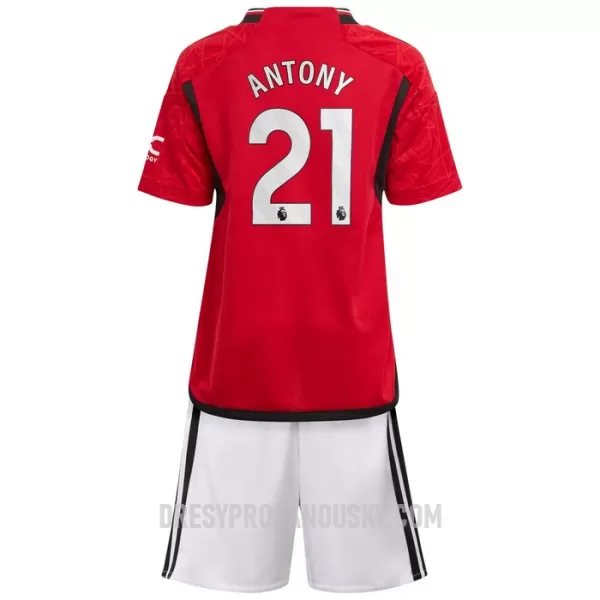 Levné Dětský Fotbalový Dres Manchester United Antony 21 Domácí 2023-24