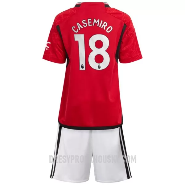 Levné Dětský Fotbalový Dres Manchester United Casemiro 18 Domácí 2023-24