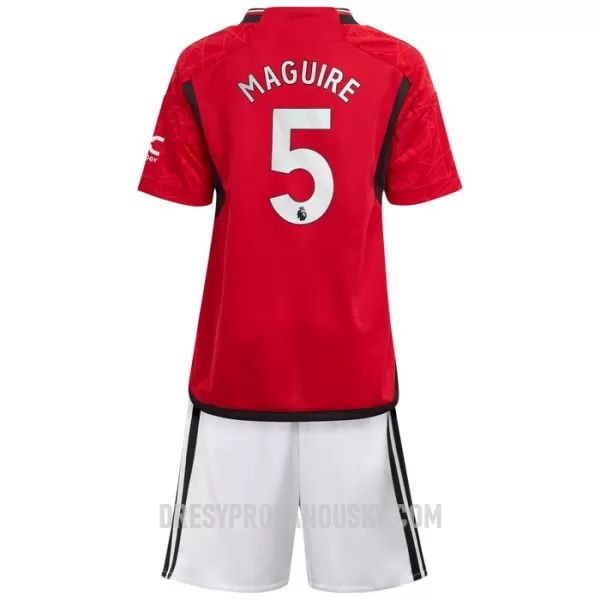 Levné Dětský Fotbalový Dres Manchester United Maguire 5 Domácí 2023-24