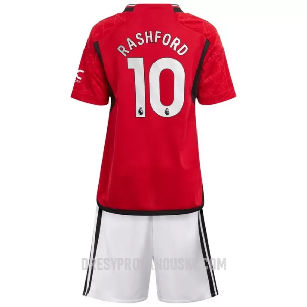 Levné Dětský Fotbalový Dres Manchester United Rashford 10 Domácí 2023-24