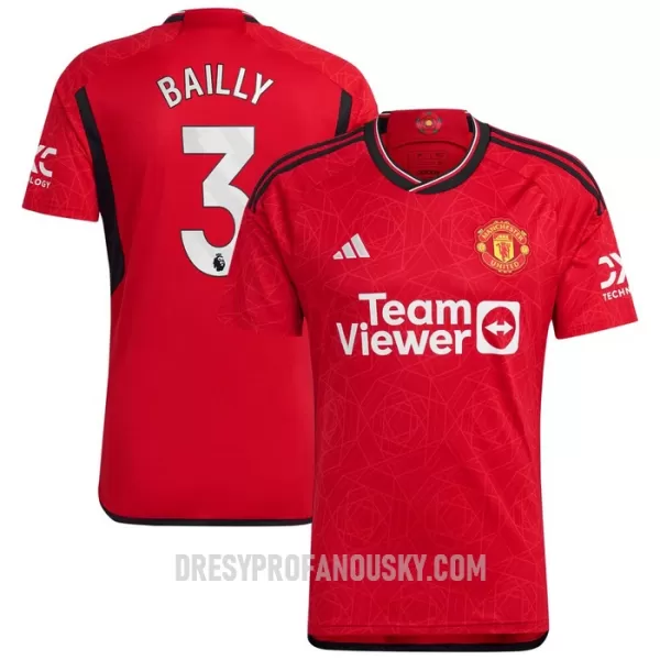 Levné Mužský Fotbalový Dres Manchester United Bailly 3 Domácí 2023-24