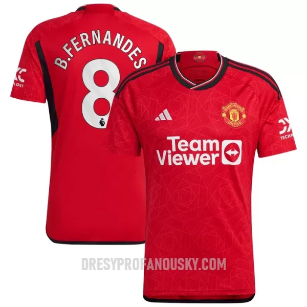 Levné Mužský Fotbalový Dres Manchester United Bruno Fernandes 8 Domácí 2023-24