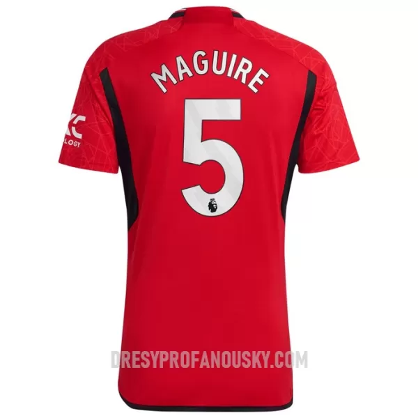 Levné Mužský Fotbalový Dres Manchester United Maguire 5 Domácí 2023-24