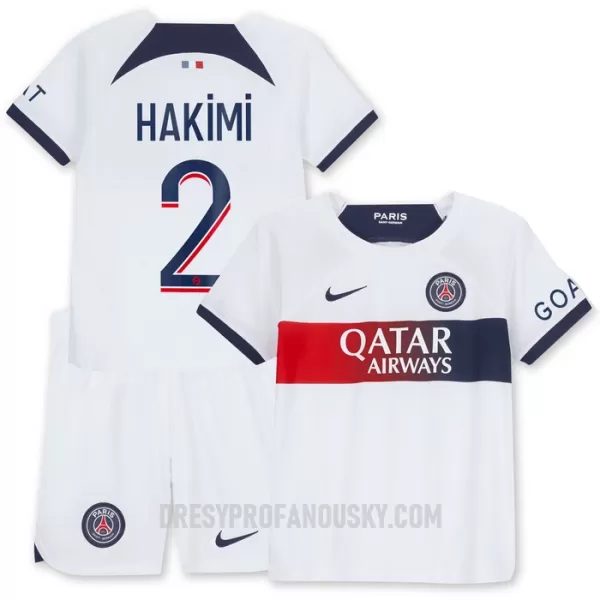 Levné Dětský Fotbalový Dres Paris Saint-Germain Hakimi 2 Venkovní 2023-24