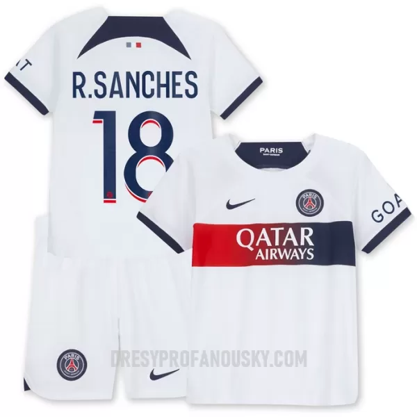 Levné Dětský Fotbalový Dres Paris Saint-Germain R.Sanches 18 Venkovní 2023-24