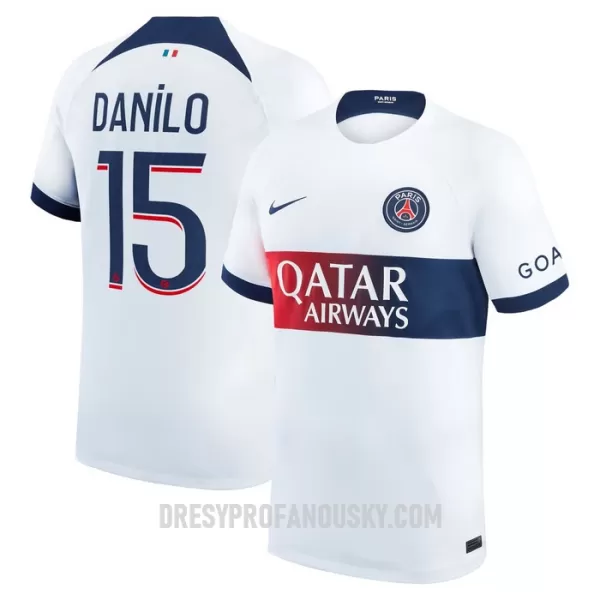 Levné Mužský Fotbalový Dres Paris Saint-Germain Danilo 15 Venkovní 2023-24