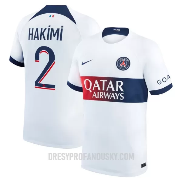 Levné Mužský Fotbalový Dres Paris Saint-Germain Hakimi 2 Venkovní 2023-24