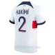 Levné Mužský Fotbalový Dres Paris Saint-Germain Hakimi 2 Venkovní 2023-24