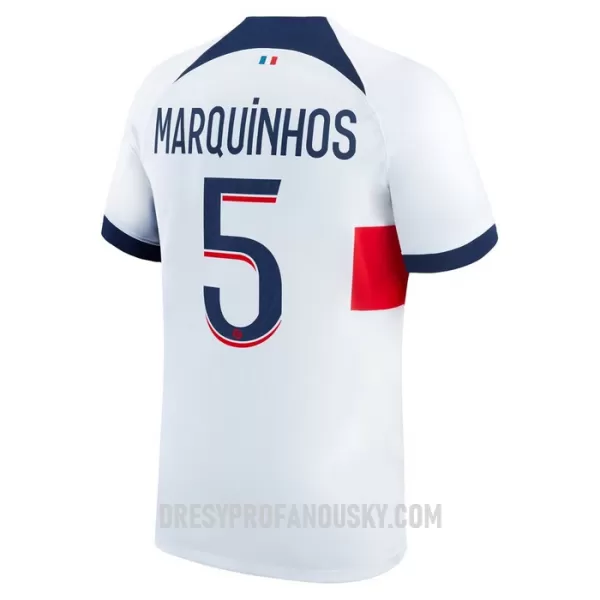 Levné Mužský Fotbalový Dres Paris Saint-Germain Marquinhos 5 Venkovní 2023-24