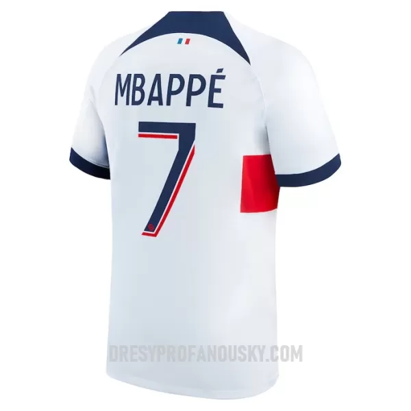 Levné Mužský Fotbalový Dres Paris Saint-Germain Mbappé 7 Venkovní 2023-24