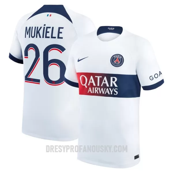 Levné Mužský Fotbalový Dres Paris Saint-Germain Mukiele 26 Venkovní 2023-24