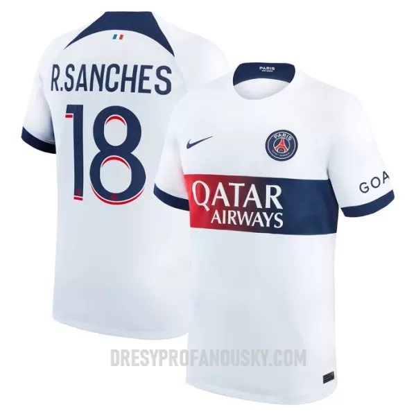 Levné Mužský Fotbalový Dres Paris Saint-Germain R.Sanches 18 Venkovní 2023-24