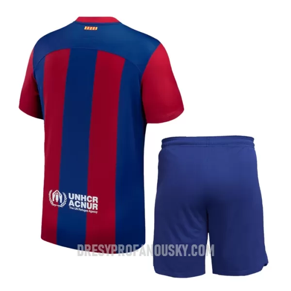 Levné Dětský Fotbalový Dres FC Barcelona Domácí 2023-24