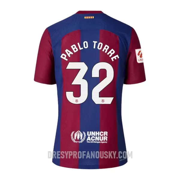 Levné Dětský Fotbalový Dres FC Barcelona Pablo Torre 32 Domácí 2023-24