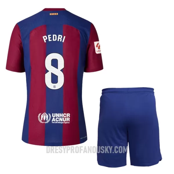 Levné Dětský Fotbalový Dres FC Barcelona Pedri 8 Domácí 2023-24