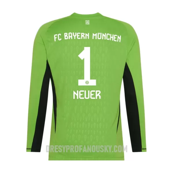 Levné Dětský Fotbalový Dres FC Bayern Mnichov Manuel Neuer 1 Venkovní Brankářské 2023-24 Dlouhý Rukáv