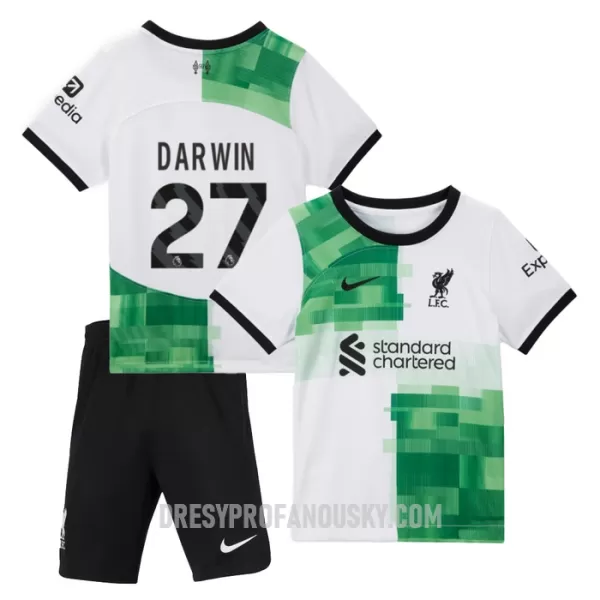 Levné Dětský Fotbalový Dres Liverpool Darwin 27 Venkovní 2023-24