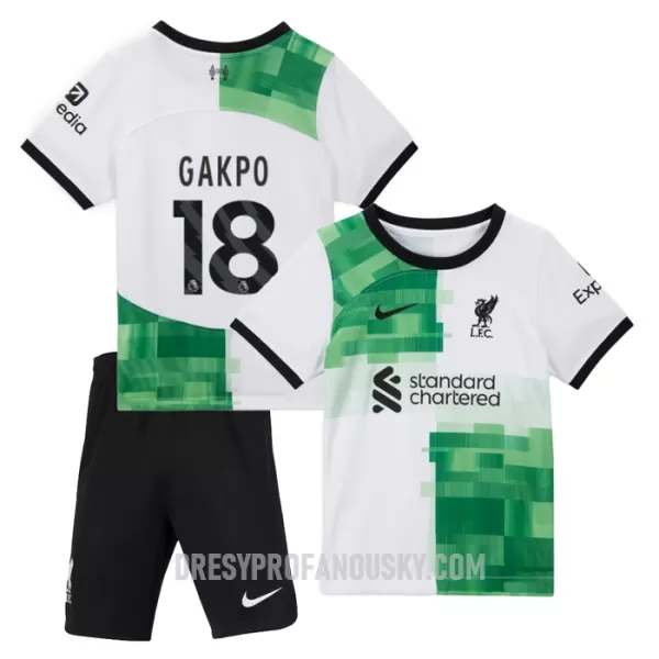 Levné Dětský Fotbalový Dres Liverpool Gakpo 18 Venkovní 2023-24