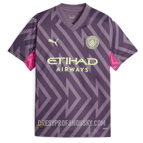 Levné Mužský Fotbalový Dres Manchester City Champions of Europe Venkovní Brankářské 2023-24