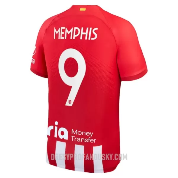 Levné Dětský Fotbalový Dres Atlético Madrid Memphis 9 Domácí 2023-24