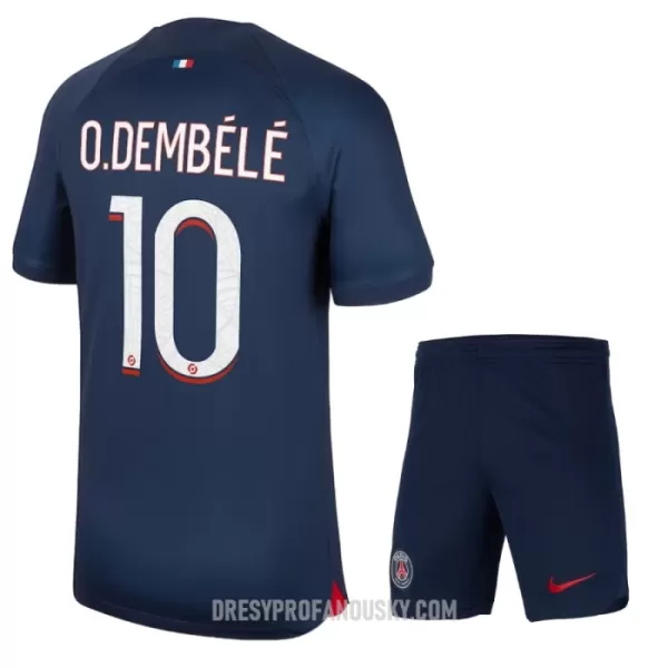 Levné Dětský Fotbalový Dres Paris Saint-Germain Dembele 10 Domácí 2023-24