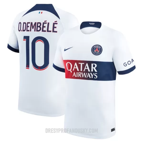 Levné Mužský Fotbalový Dres Paris Saint-Germain Dembele 10 Venkovní 2023-24