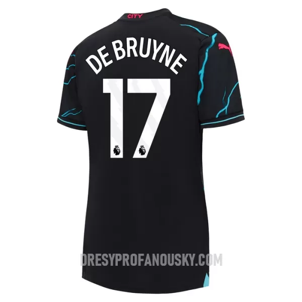 Levné Dámský Fotbalový Dres Manchester City De Bruyne 17 Alternativní 2023-24