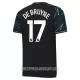 Levné Dětský Fotbalový Dres Manchester City De Bruyne 17 Alternativní 2023-24