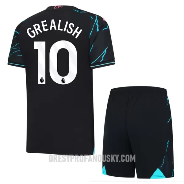 Levné Dětský Fotbalový Dres Manchester City Grealish 10 Alternativní 2023-24