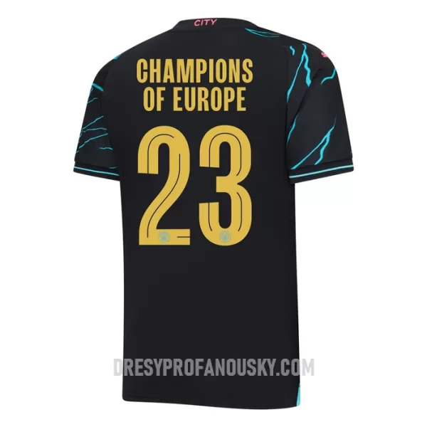 Levné Mužský Fotbalový Dres Manchester City Champions of Europe Alternativní 2023-24