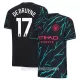 Levné Mužský Fotbalový Dres Manchester City De Bruyne 17 Alternativní 2023-24