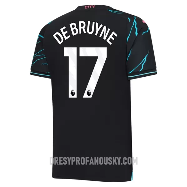 Levné Mužský Fotbalový Dres Manchester City De Bruyne 17 Alternativní 2023-24