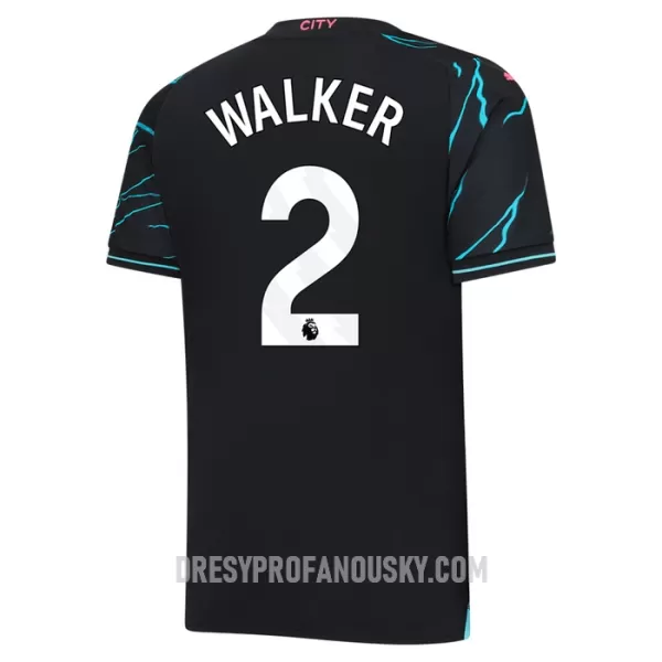 Levné Mužský Fotbalový Dres Manchester City Walker 2 Alternativní 2023-24