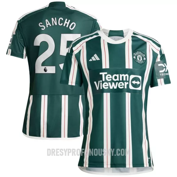 Levné Mužský Fotbalový Dres Manchester United Sancho 25 Venkovní 2023-24