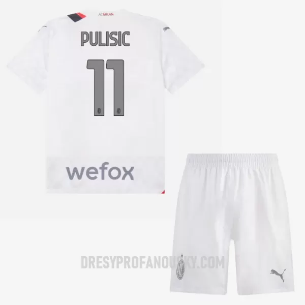 Levné Dětský Fotbalový Dres AC Milán Pulisic 11 Venkovní 2023-24