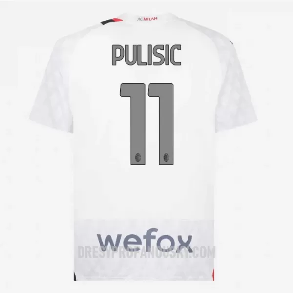 Levné Mužský Fotbalový Dres AC Milán Pulisic 11 Venkovní 2023-24