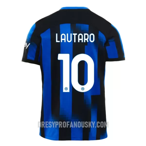 Levné Dětský Fotbalový Dres Inter Milán Lautaro Martinez 10 Domácí 2023-24