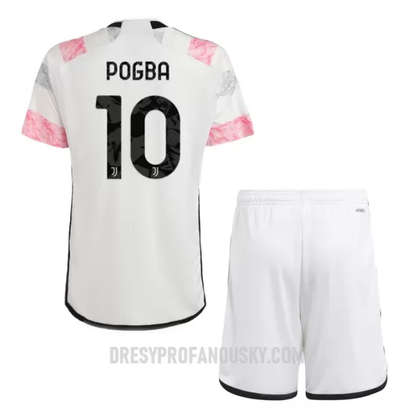 Levné Dětský Fotbalový Dres Juventus Pogba 10 Venkovní 2023-24