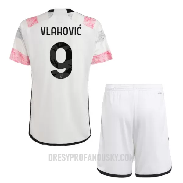 Levné Dětský Fotbalový Dres Juventus Vlahovic 9 Venkovní 2023-24