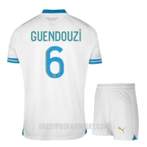 Levné Dětský Fotbalový Dres Olympique de Marseille GUENDOUZI 6 Domácí 2023-24