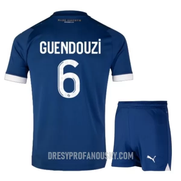 Levné Dětský Fotbalový Dres Olympique de Marseille GUENDOUZI 6 Venkovní 2023-24