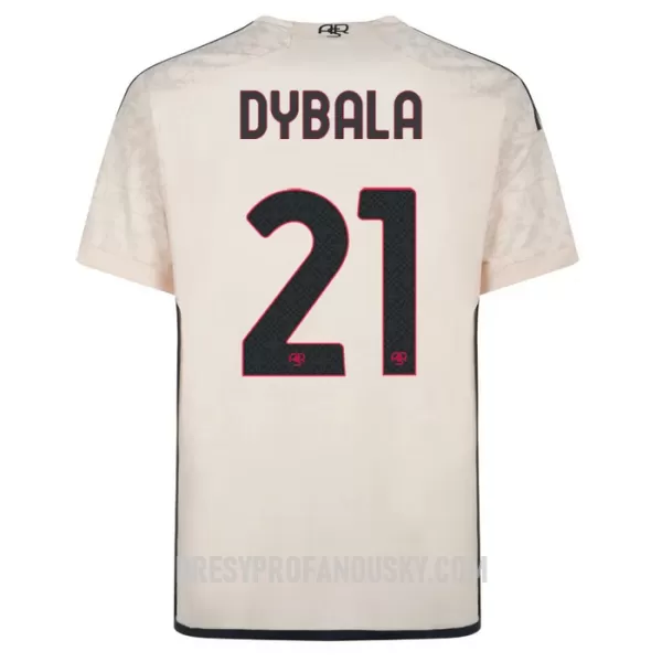 Levné Mužský Fotbalový Dres AS Řím Dybala 21 Venkovní 2023-24