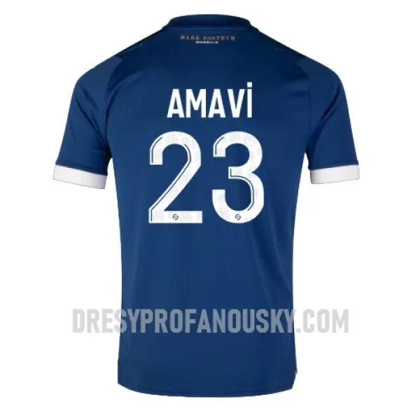 Levné Mužský Fotbalový Dres Olympique de Marseille Amavi 23 Venkovní 2023-24